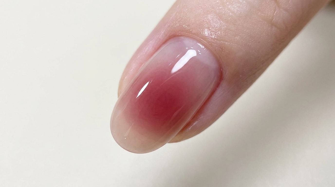 水光感ブラッシュジェルネイル — ステップバイステップチュートリアル